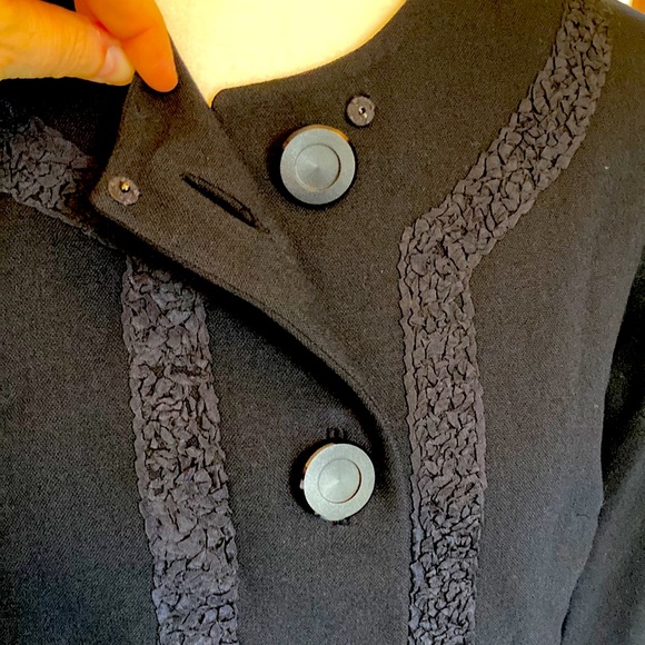 🧳VTG Forstmann suit jacket navy with pressed ribbon detail like new - Picture 3 of 13